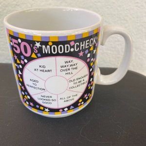 Reserved COPY - Papel 50's Mood Check Coffee Mug